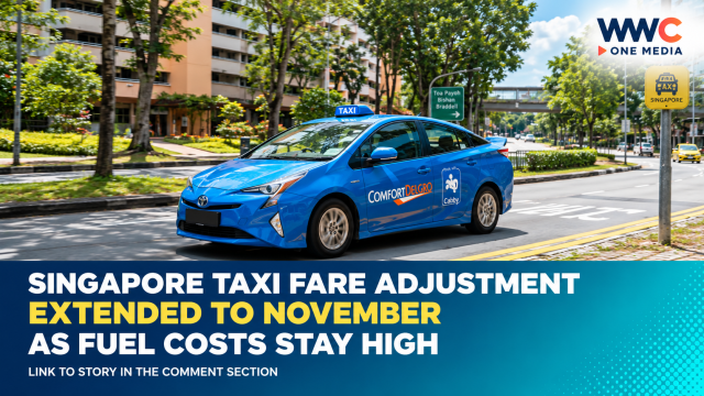Singapore Taxi Fare Adjustment Extended to November as Fuel Costs Stay High
