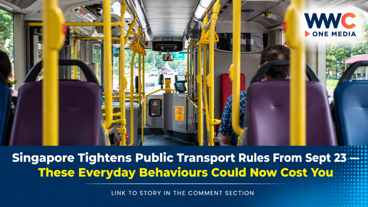 Singapore Tightens Public Transport Rules From Sept 23 — These Everyday Behaviours Could Now Cost You