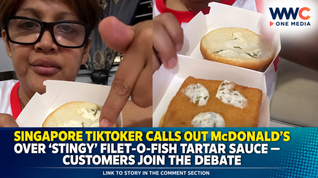 Singapore TikToker Calls Out McDonald’s Over ‘Stingy’ Filet-O-Fish Tartar Sauce — Customers Join the Debate