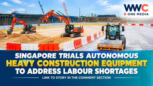 Singapore Trials Autonomous Heavy Construction Equipment to Address Labour Shortages