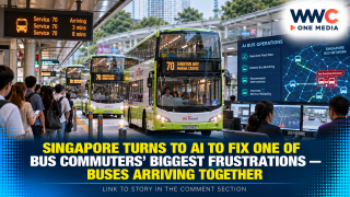 Singapore Turns to AI to Fix One of Bus Commuters’ Biggest Frustrations — Buses Arriving Together