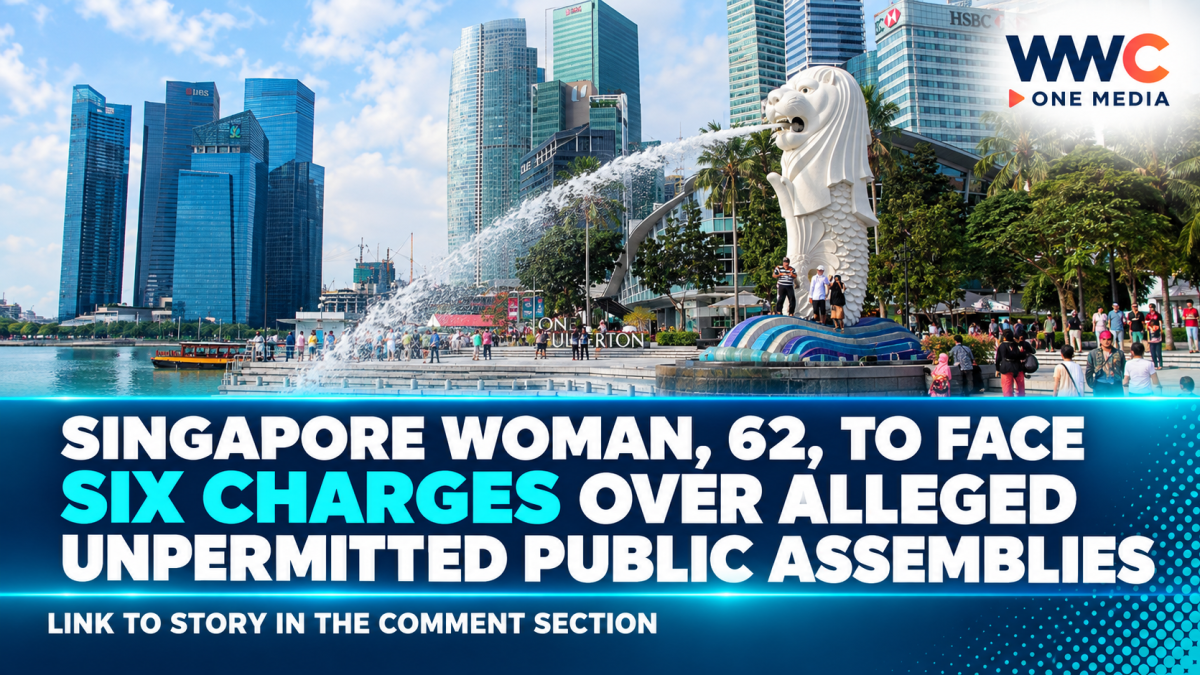 Singapore Woman, 62, to Face Six Charges Over Alleged Unpermitted Public Assemblies