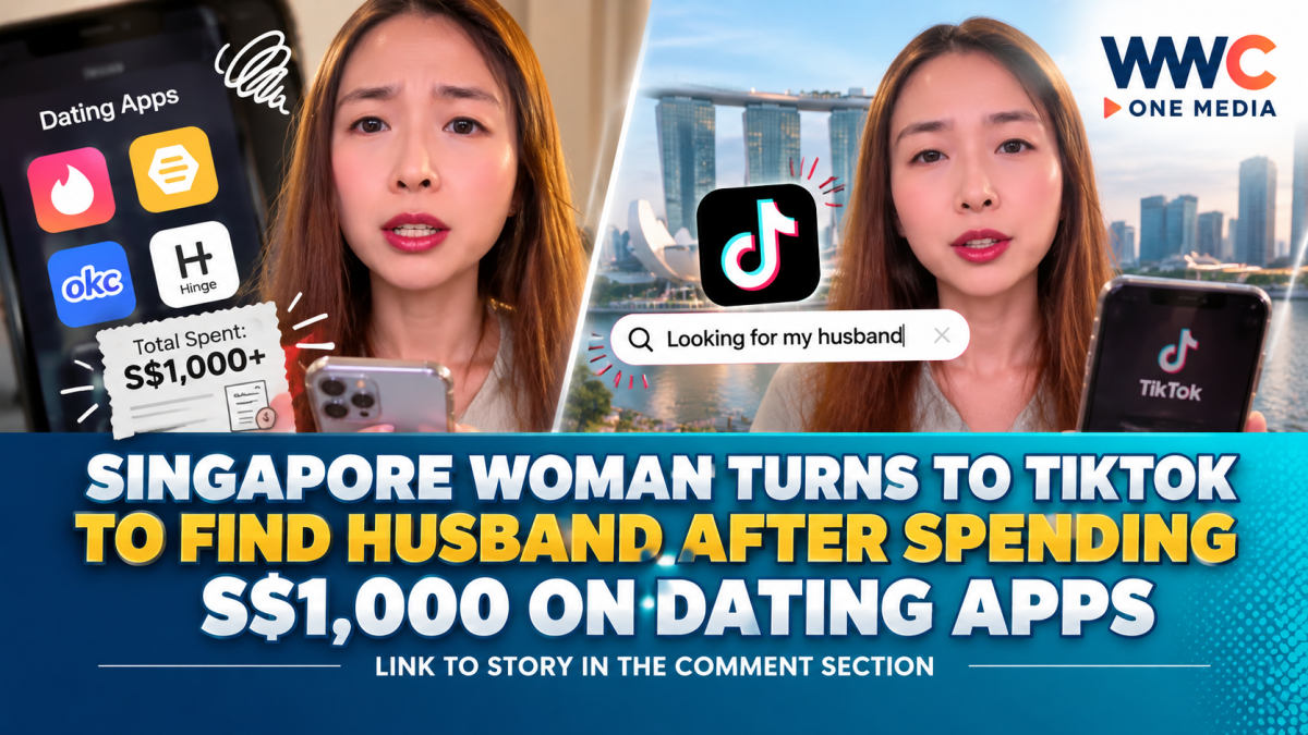 Singapore Woman Turns to TikTok to Find Husband After Spending S$1,000 on Dating Apps