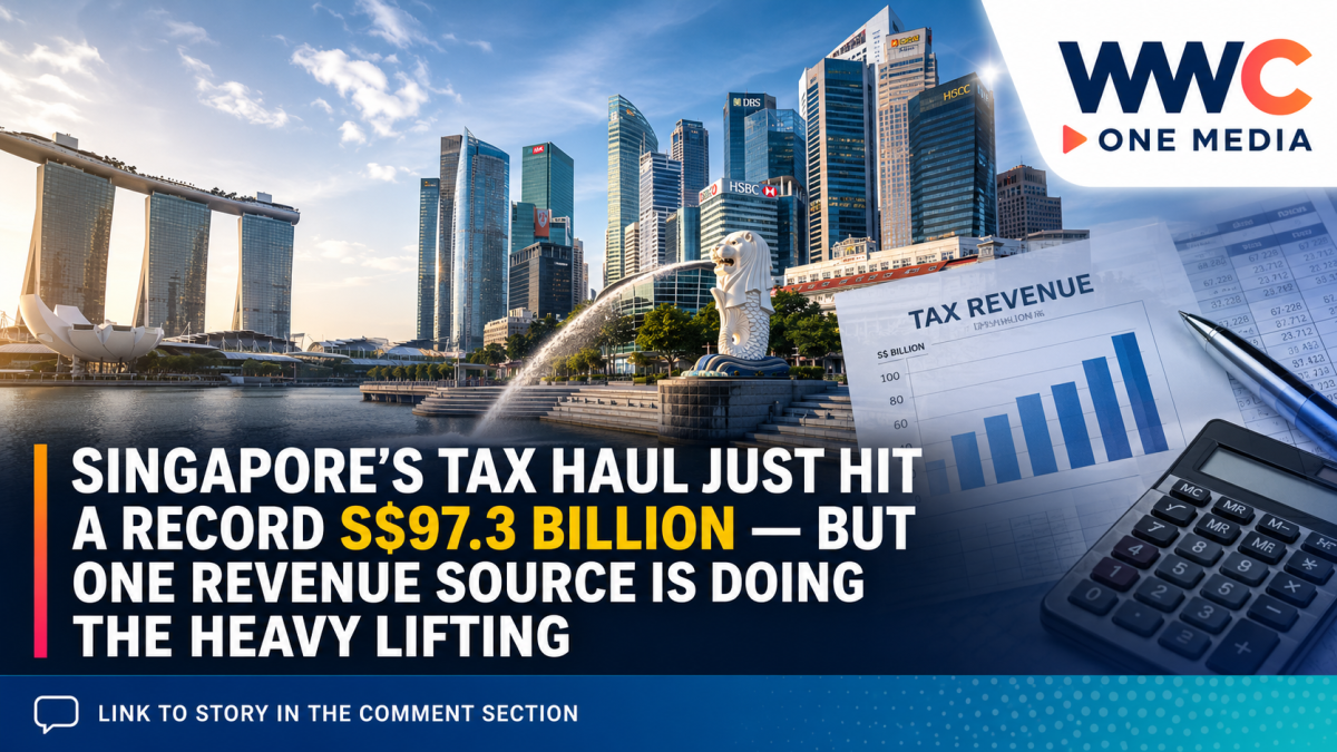 Singapore’s Tax Haul Just Hit a Record S$97.3 Billion — But One Revenue Source Is Doing the Heavy Lifting
