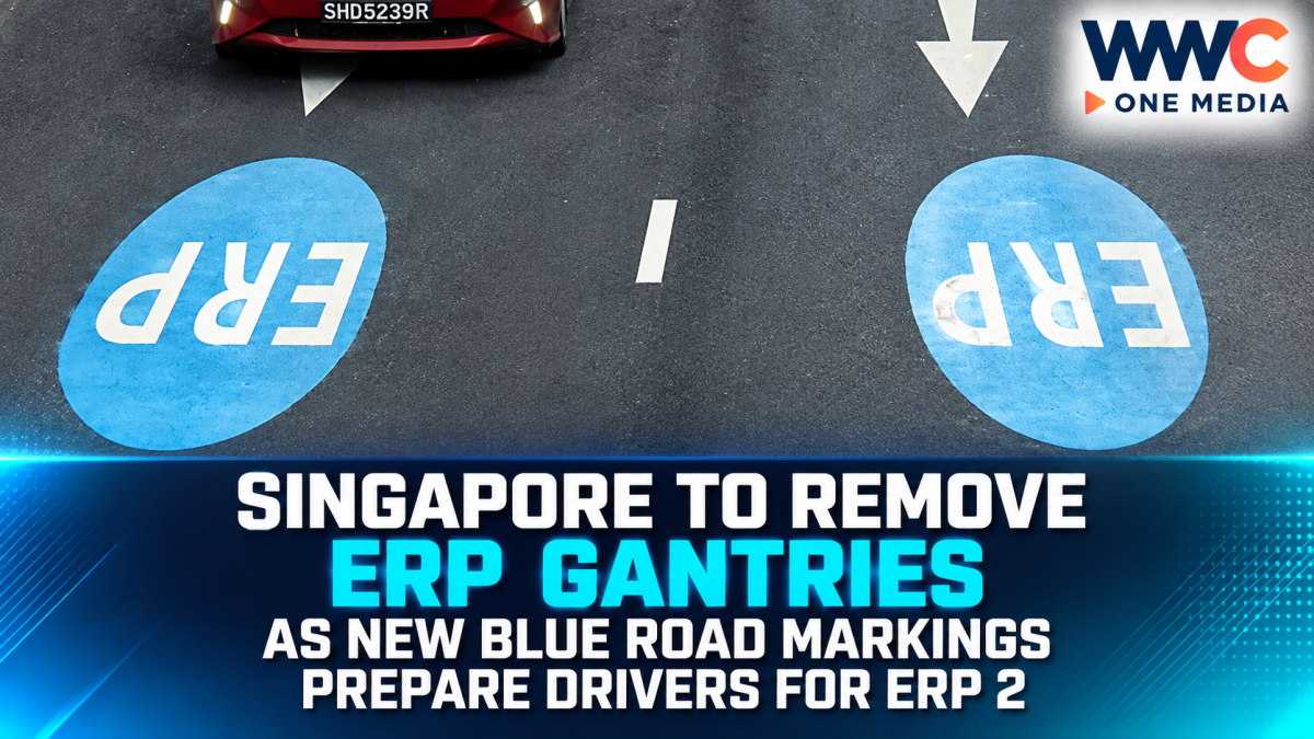 Singapore to Remove ERP Gantries as New Blue Road Markings Prepare Drivers for ERP 2