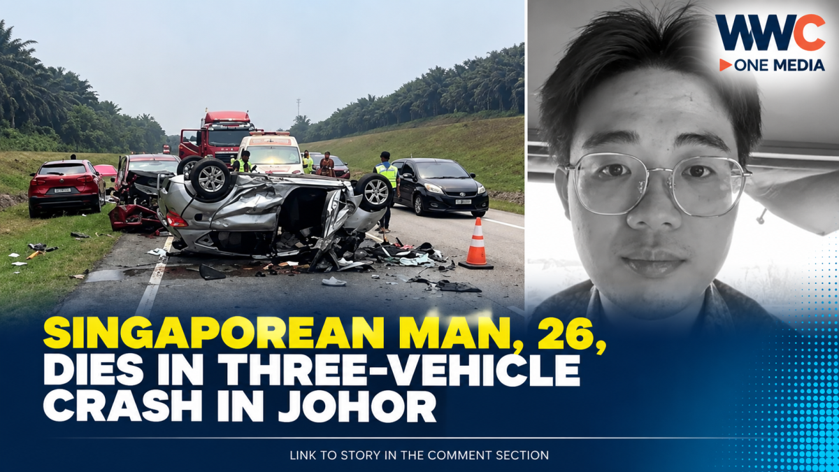 Singaporean Man, 26, Dies in Three-Vehicle Crash in Johor