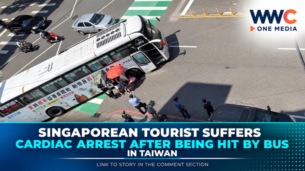 Singaporean Tourist Suffers Cardiac Arrest After Being Hit by Bus in Taiwan