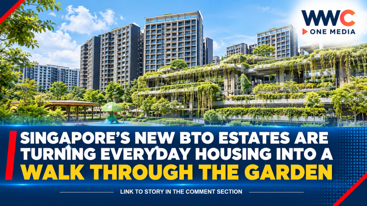 Singapore’s New BTO Estates Are Turning Everyday Housing Into a Walk Through the Garden