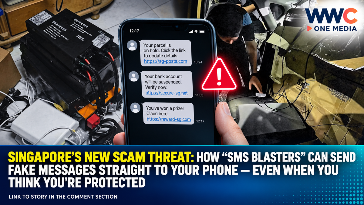 Singapore’s New Scam Threat: How “SMS Blasters” Can Send Fake Messages Straight to Your Phone — Even When You Think You’re Protected
