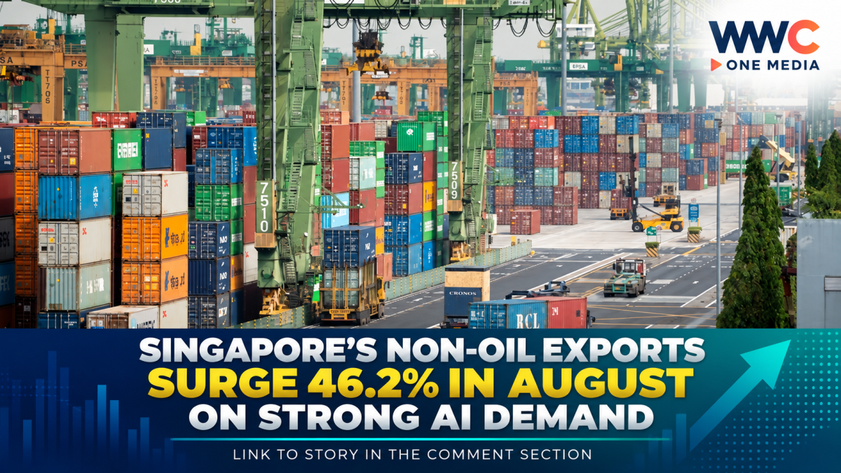 Singapore’s Non-Oil Exports Surge 46.2% in August on Strong AI Demand