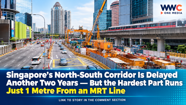 Singapore’s North-South Corridor Is Delayed Another Two Years — But the Hardest Part Runs Just 1 Metre From an MRT Line