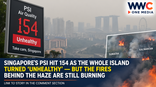 Singapore’s PSI Hit 154 as the Whole Island Turned ‘Unhealthy’ — But the Fires Behind the Haze Are Still Burning