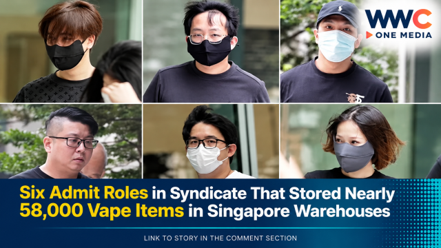 Six Admit Roles in Syndicate That Stored Nearly 58,000 Vape Items in Singapore Warehouses