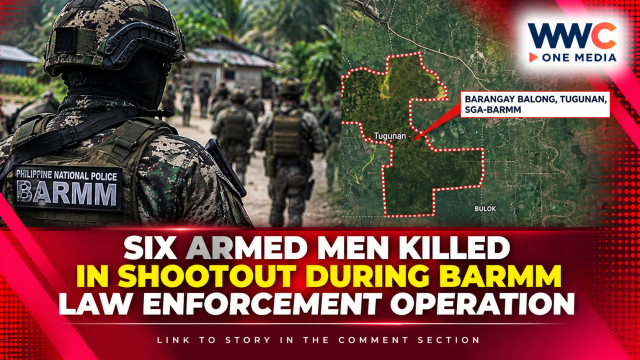 Six Armed Men Killed in Shootout During BARMM Law Enforcement Operation