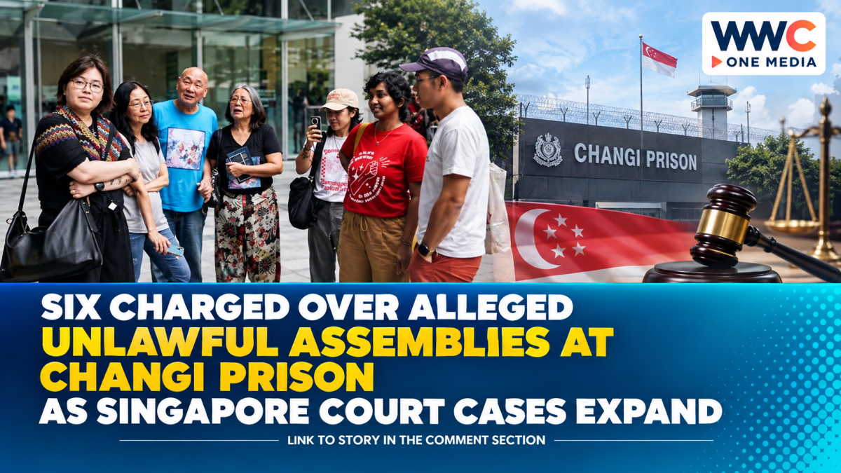 Six Charged Over Alleged Unlawful Assemblies at Changi Prison as Singapore Court Cases Expand