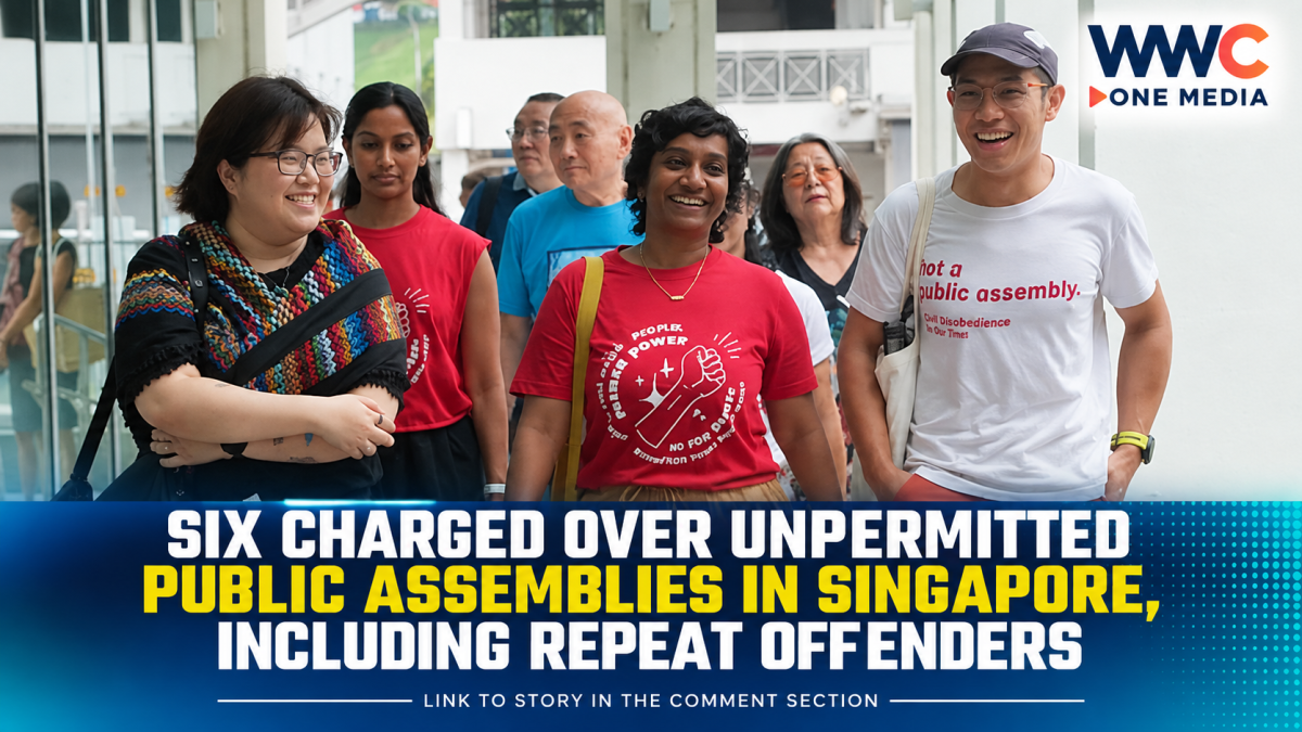 Six Charged Over Unpermitted Public Assemblies in Singapore, Including Repeat Offenders