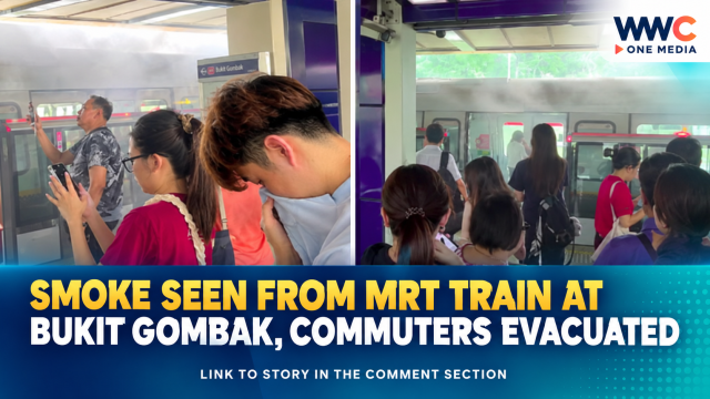 Smoke Seen From MRT Train at Bukit Gombak, Commuters Evacuated