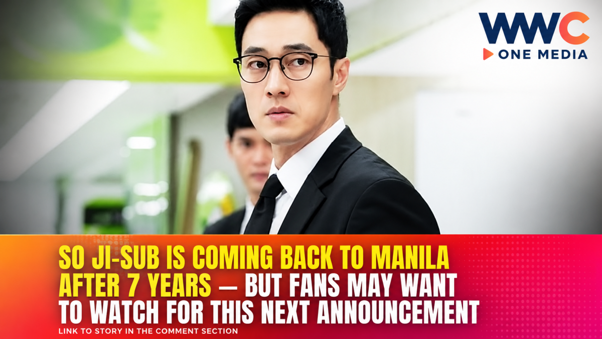 So Ji-sub Is Coming Back to Manila After 7 Years — But Fans May Want to Watch for This Next Announcement