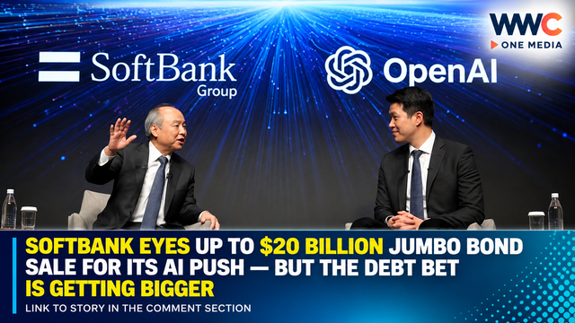 SoftBank Eyes Up to $20 Billion Jumbo Bond Sale for Its AI Push — But the Debt Bet Is Getting Bigger