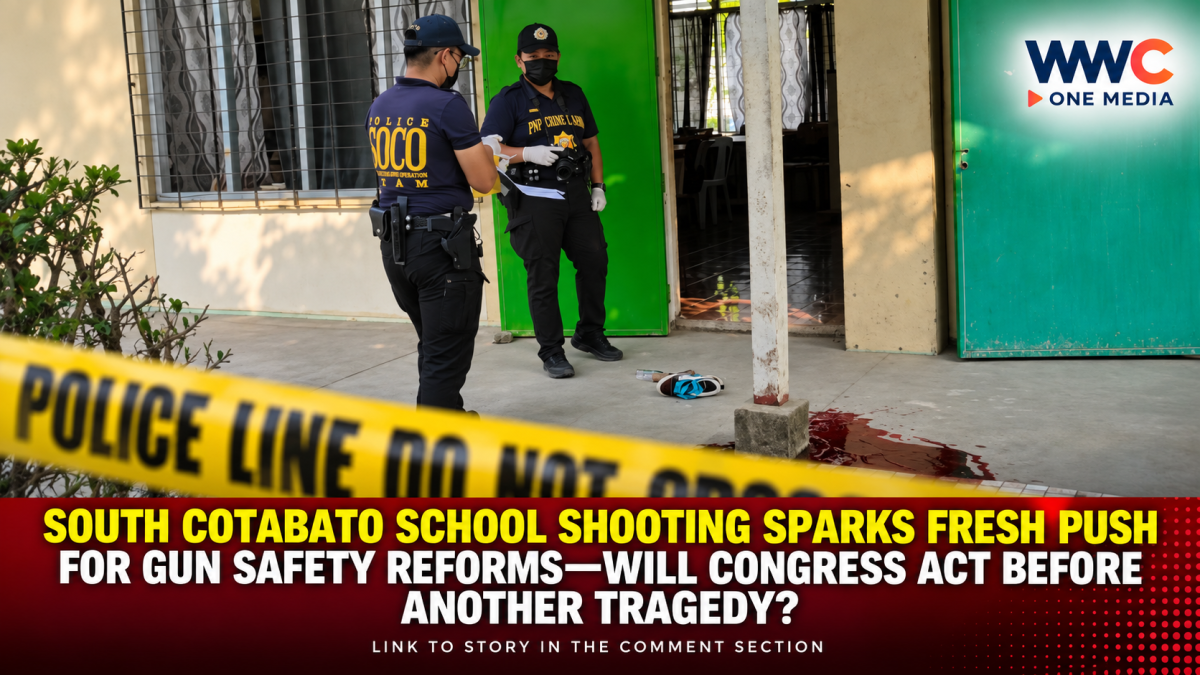 South Cotabato School Shooting Sparks Fresh Push for Gun Safety Reforms—Will Congress Act Before Another Tragedy?