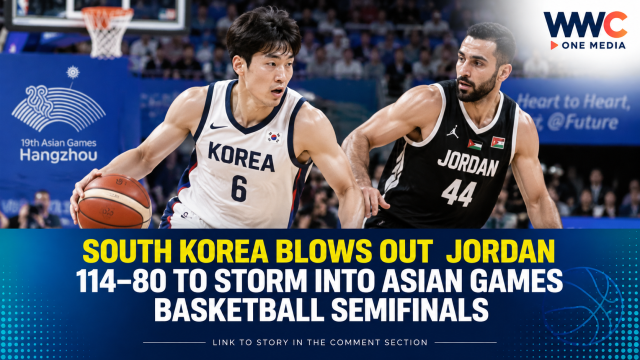 South Korea Blows Out Jordan 114–80 to Storm Into Asian Games Basketball Semifinals