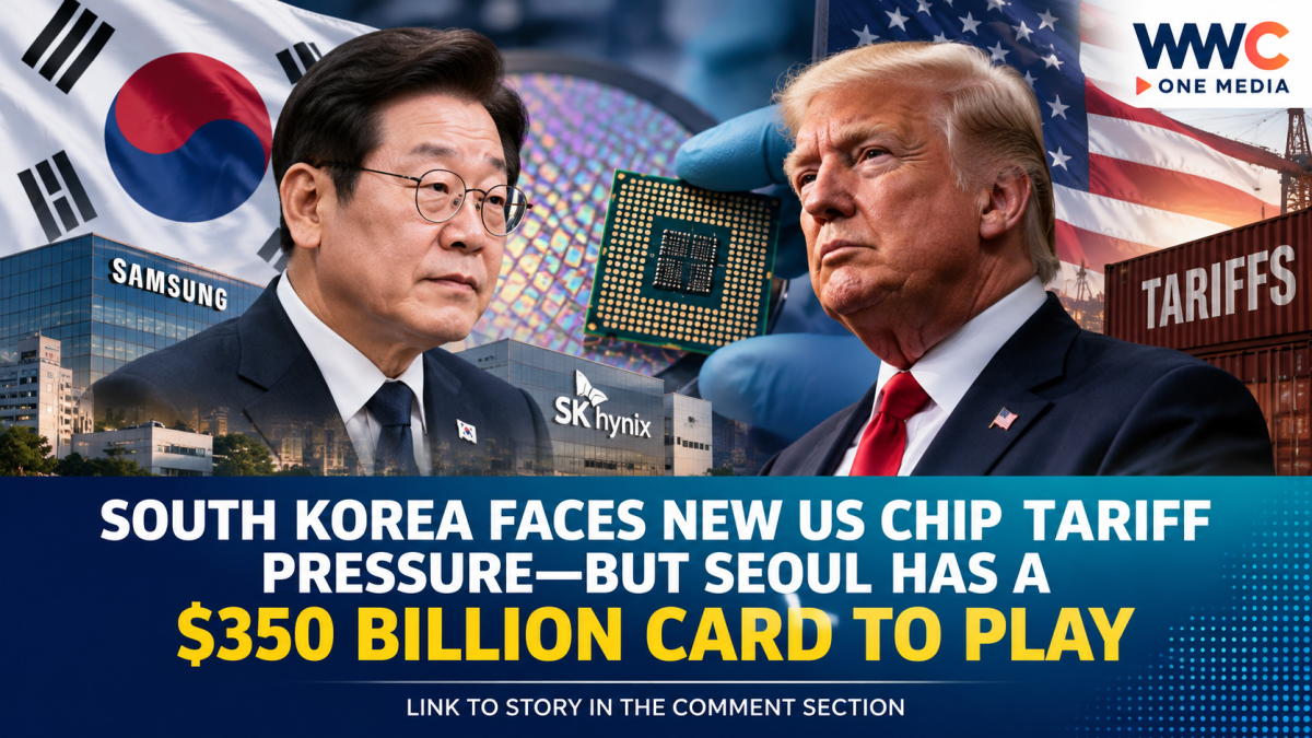 South Korea Faces New US Chip Tariff Pressure—But Seoul Has a $350 Billion Card to Play