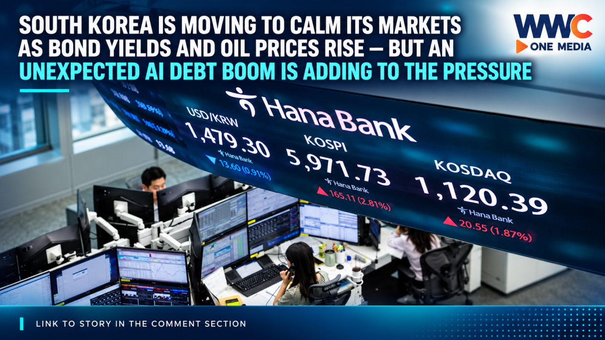 South Korea Is Moving to Calm Its Markets as Bond Yields and Oil Prices Rise — But an Unexpected AI Debt Boom Is Adding to the Pressure