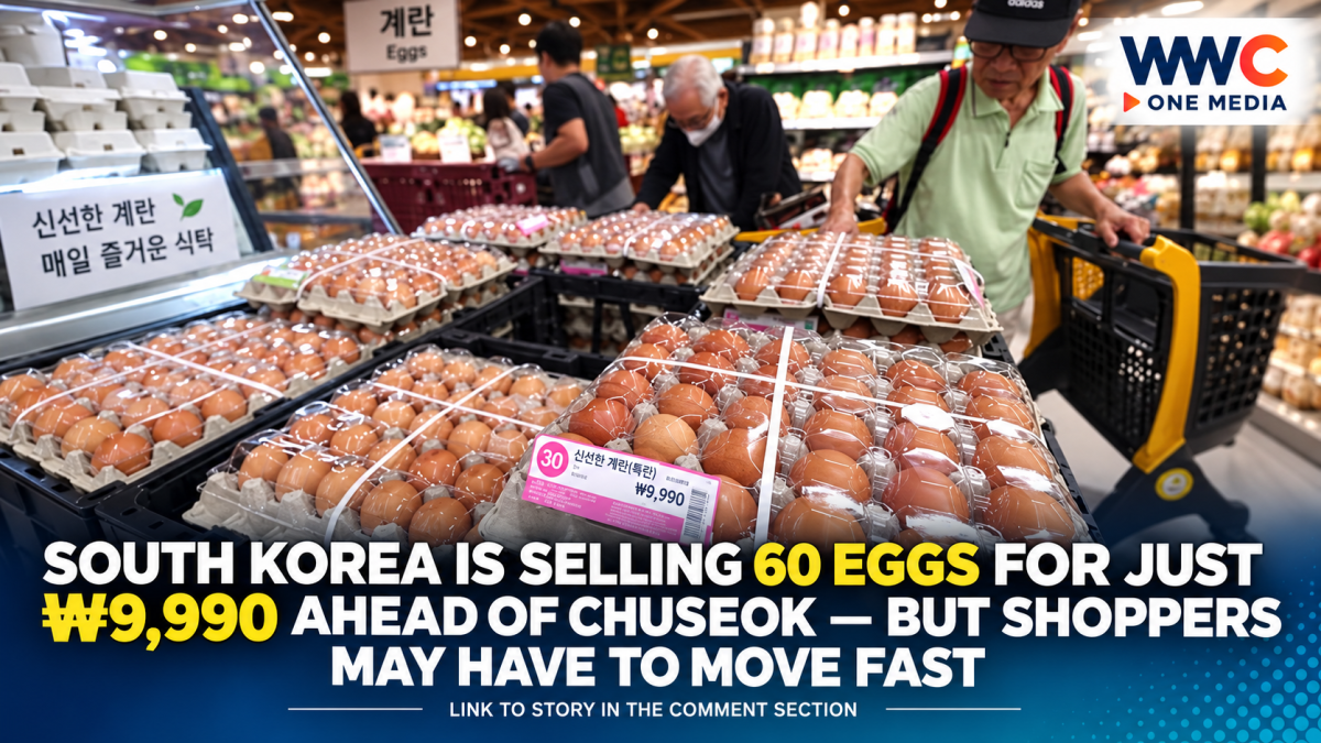 South Korea Is Selling 60 Eggs for Just ₩9,990 Ahead of Chuseok — But Shoppers May Have to Move Fast