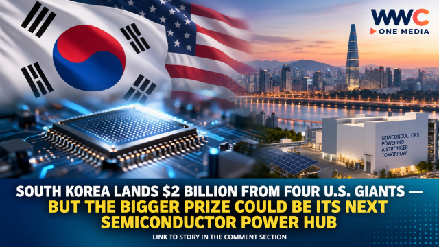 South Korea Lands $2 Billion From Four U.S. Giants — But the Bigger Prize Could Be Its Next Semiconductor Power Hub