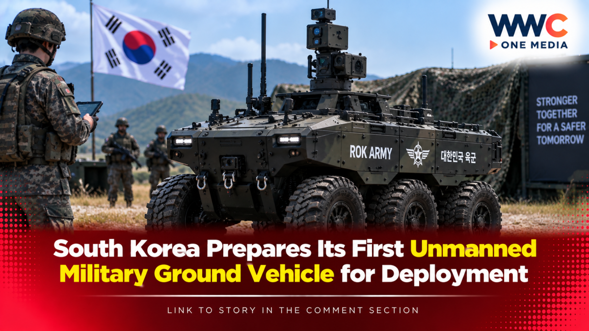 South Korea Prepares Its First Unmanned Military Ground Vehicle for Deployment