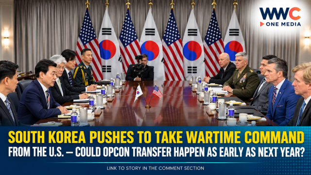 South Korea Pushes to Take Wartime Command From the U.S. — Could OPCON Transfer Happen as Early as Next Year?