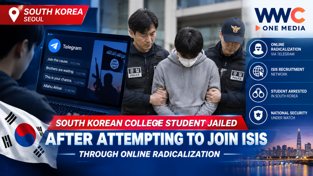 South Korean College Student Jailed After Attempting to Join ISIS Through Online Radicalization