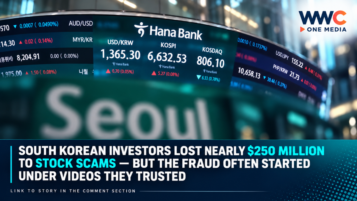 South Korean Investors Lost Nearly $250 Million to Stock Scams — But the Fraud Often Started Under Videos They Trusted