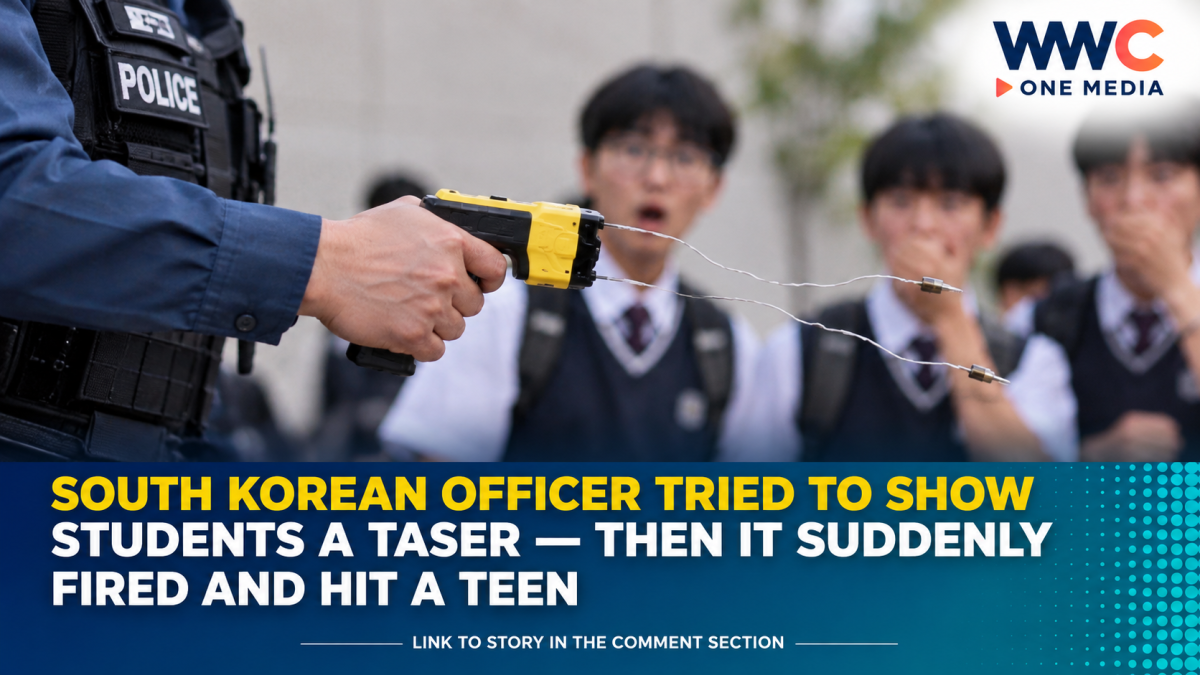 South Korean Officer Tried to Show Students a Taser — Then It Suddenly Fired and Hit a Teen