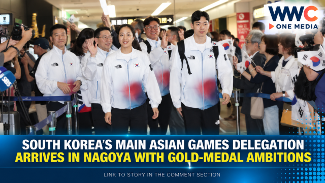 South Korea’s Main Asian Games Delegation Arrives in Nagoya With Gold-Medal Ambitions