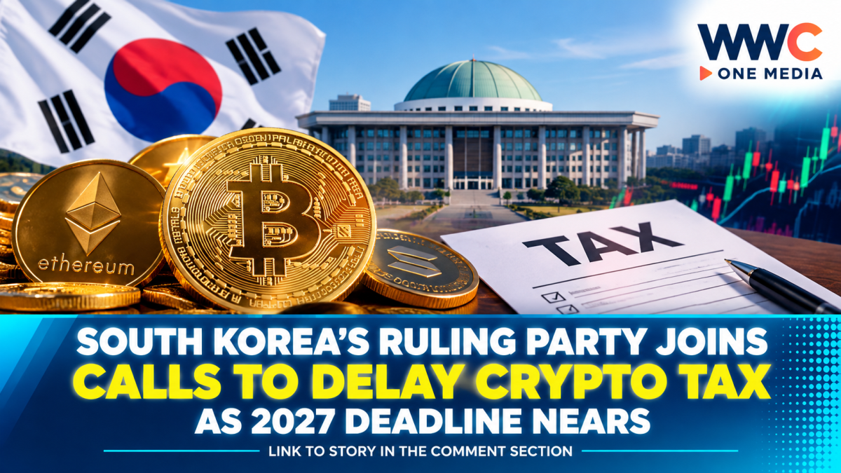 South Korea’s Ruling Party Joins Calls to Delay Crypto Tax as 2027 Deadline Nears