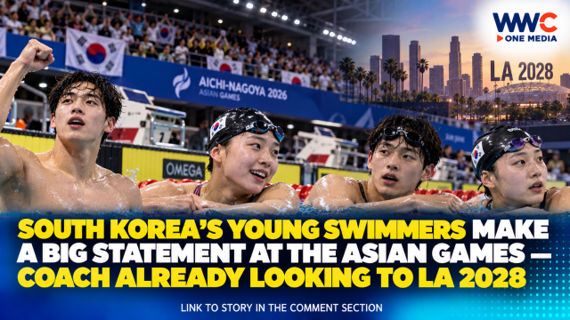 South Korea’s Young Swimmers Make a Big Statement at the Asian Games — Coach Already Looking to LA 2028