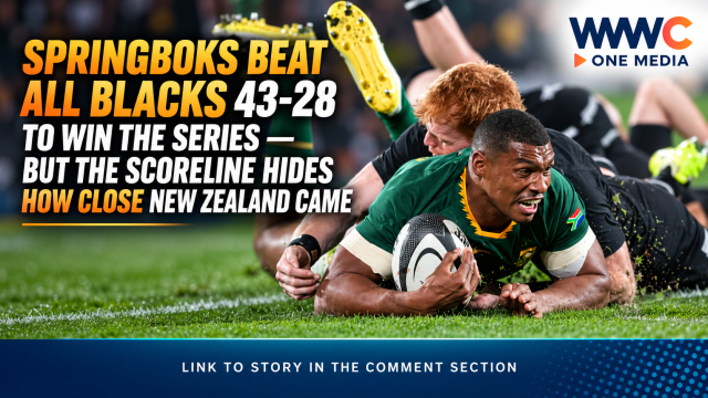 Springboks Beat All Blacks 43-28 to Win the Series — But the Scoreline Hides How Close New Zealand Came
