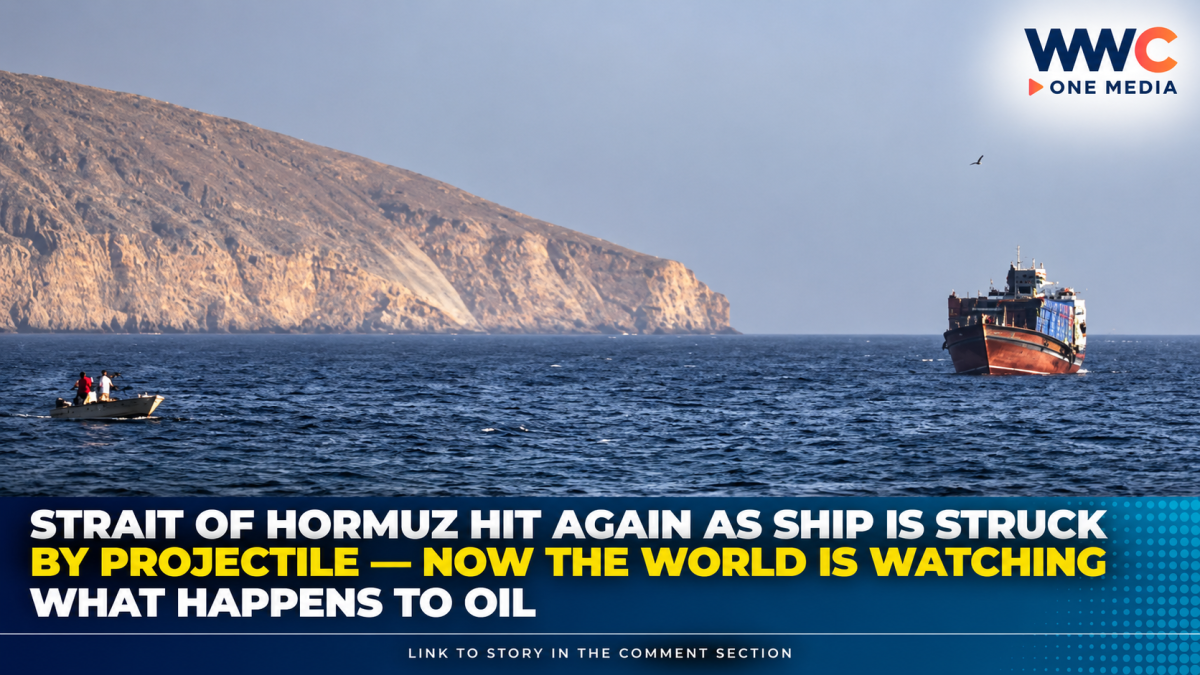 Strait of Hormuz Hit Again as Ship Is Struck by Projectile — Now the World Is Watching What Happens to Oil