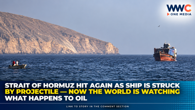 Strait of Hormuz Hit Again as Ship Is Struck by Projectile — Now the World Is Watching What Happens to Oil