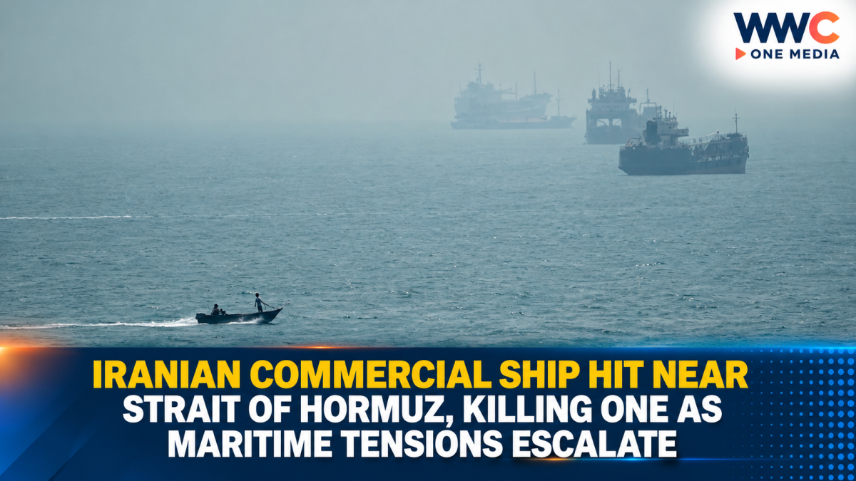 Iranian Commercial Ship Hit Near Strait of Hormuz, Killing One as Maritime Tensions Escalate