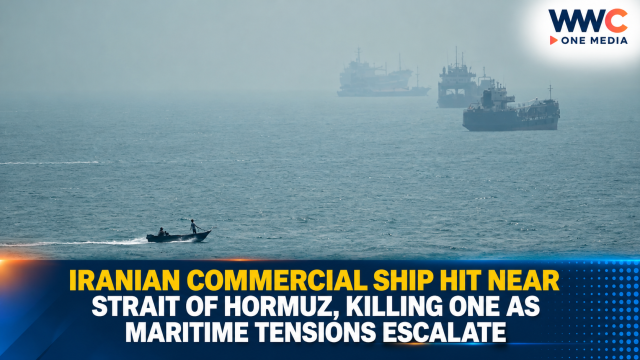 Iranian Commercial Ship Hit Near Strait of Hormuz, Killing One as Maritime Tensions Escalate