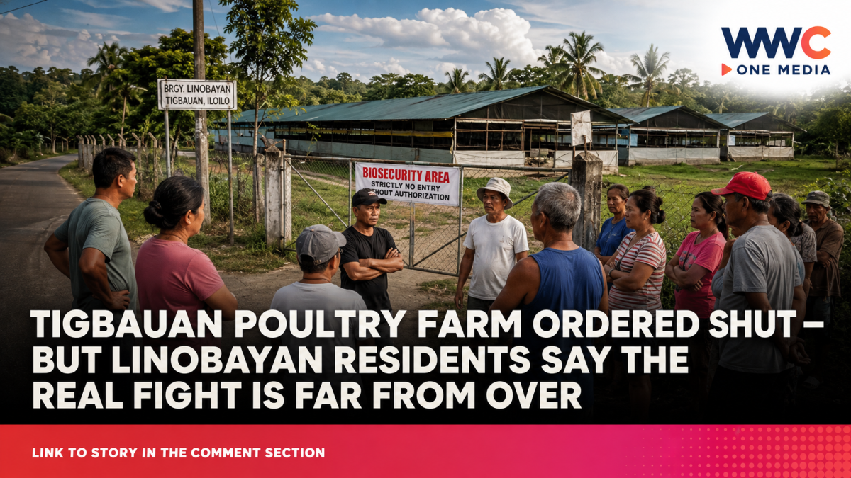 Tigbauan Poultry Farm Ordered Shut — But Linobayan Residents Say the Real Fight Is Far From Over