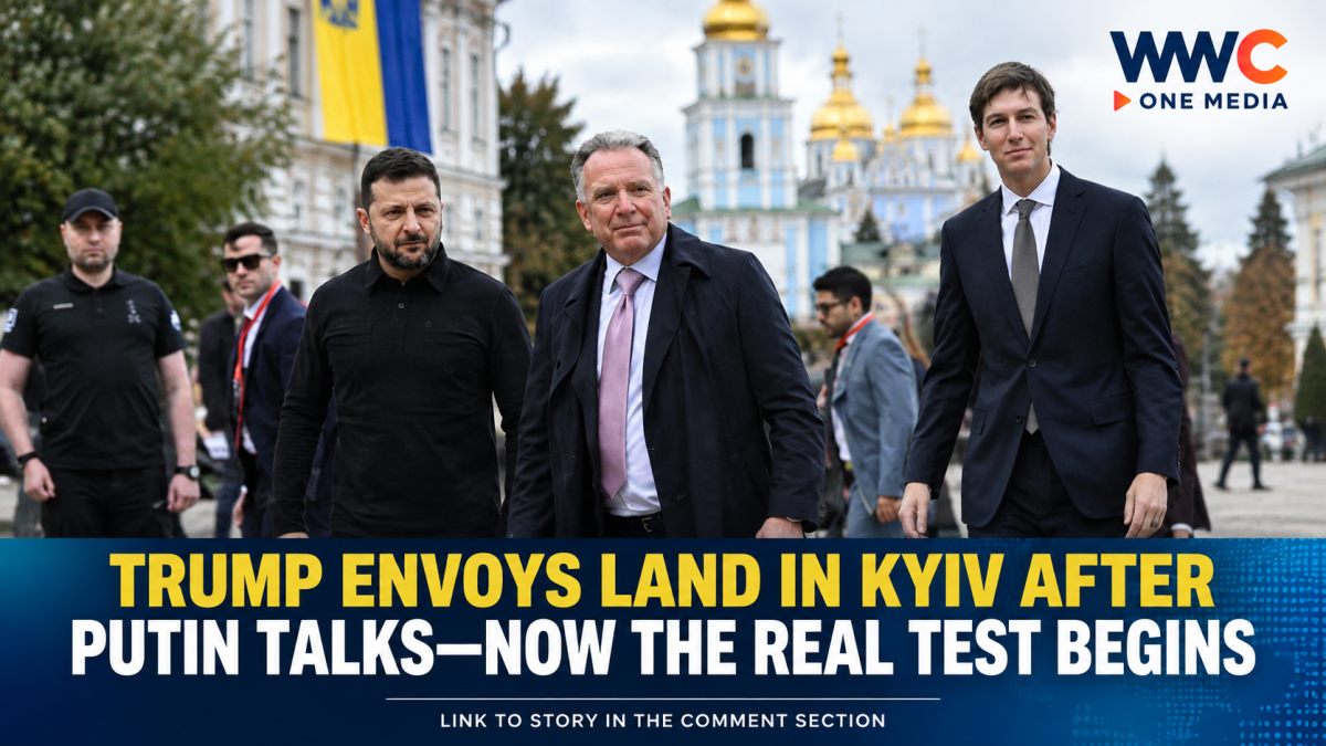 TRUMP ENVOYS LAND IN KYIV AFTER PUTIN TALKS—NOW THE REAL TEST BEGINS