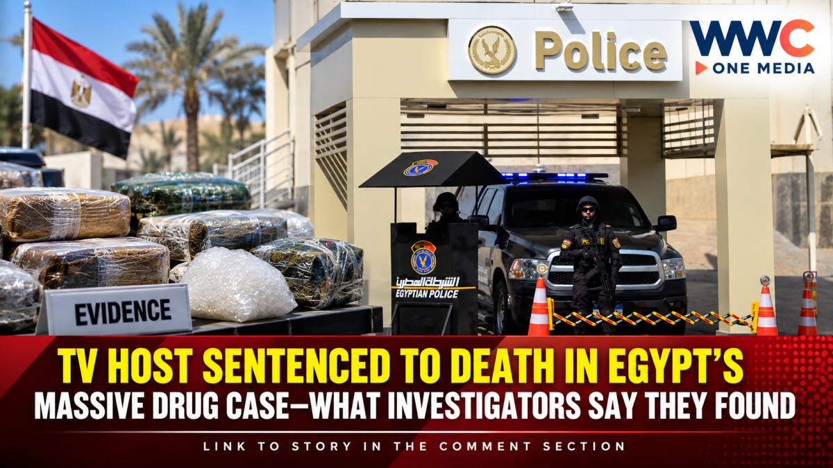 TV Host Sentenced to Death in Egypt’s Massive Drug Case—What Investigators Say They Found