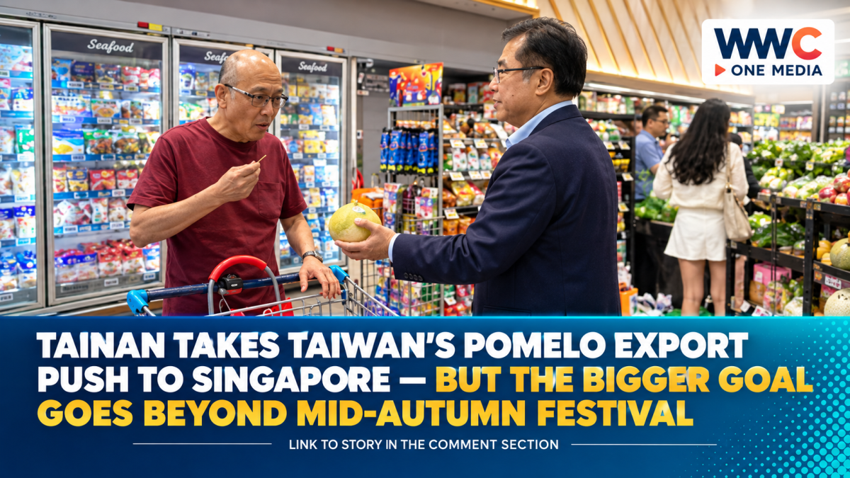 Tainan Takes Taiwan’s Pomelo Export Push to Singapore — But the Bigger Goal Goes Beyond Mid-Autumn Festival