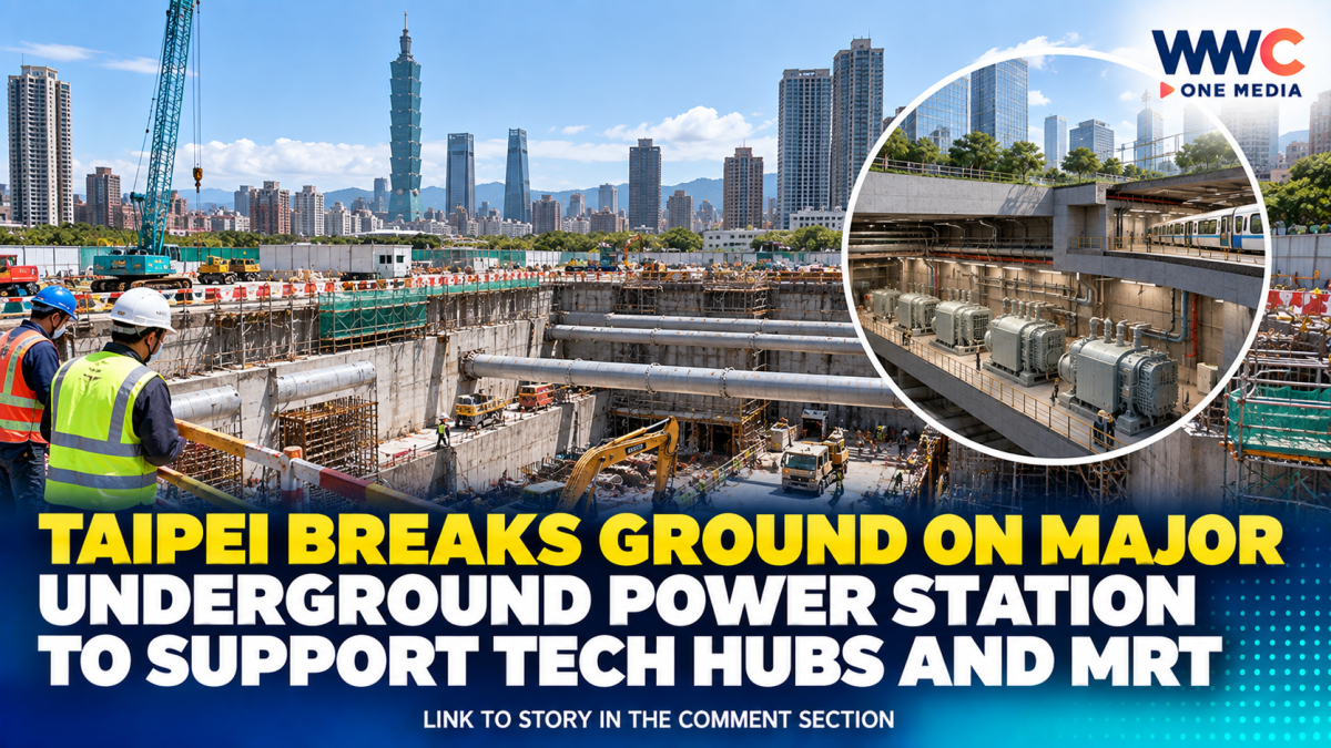 Taipei Breaks Ground on Major Underground Power Station to Support Tech Hubs and MRT