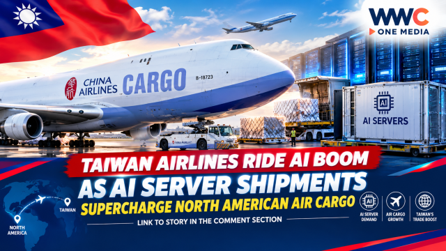 Taiwan Airlines Ride AI Boom as AI Server Shipments Supercharge North American Air Cargo