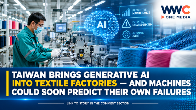 Taiwan Brings Generative AI Into Textile Factories — And Machines Could Soon Predict Their Own Failures