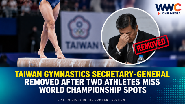Taiwan Gymnastics Secretary-General Removed After Two Athletes Miss World Championship Spots